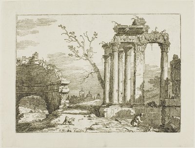 Paisaje con ruinas de Bernardo Bellotto