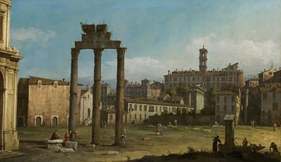 Ruinas del Foro, Roma de Bernardo Bellotto
