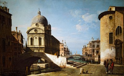 Santa Maria dei Miracoli con parte de Santa Maria Nova, Venecia de Bernardo Bellotto