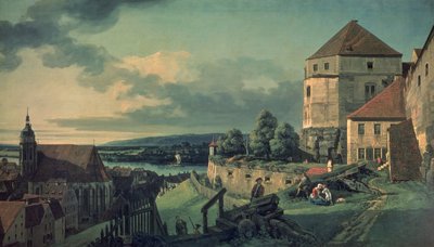 Vista desde el castillo (Vista de Pirna) de Bernardo Bellotto