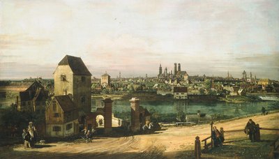 Vista de Múnich, c. 1761 de Bernardo Bellotto