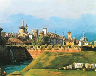 Vista de Turín desde el lado del Jardín Real de Bernardo Bellotto