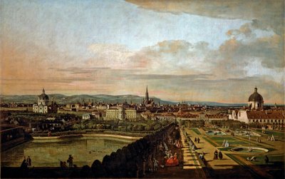 Vista de Viena desde el Belvedere de Bernardo Bellotto