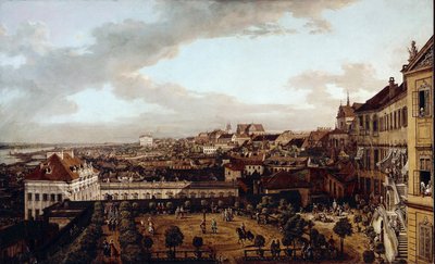 Vista de Varsovia, desde la logia este de la villa real hacia Cracovia de Bernardo Bellotto