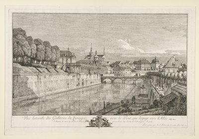 Vista del Zwinger, Dresde de Bernardo Bellotto