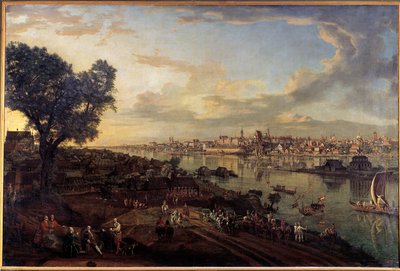 Vista de la ciudad de Varsovia desde el suburbio de Praga de Bernardo Bellotto
