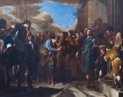 La despedida de San Pedro y San Pablo de Bernardo Cavallino