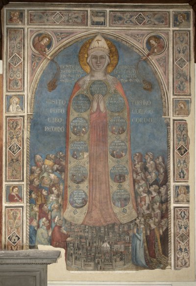 Madonna della Misericordia Madonna de la Misericordia, 1342 de Bernardo Daddi