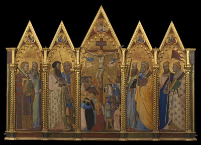 Políptico con la Crucifixión, 1348 de Bernardo Daddi