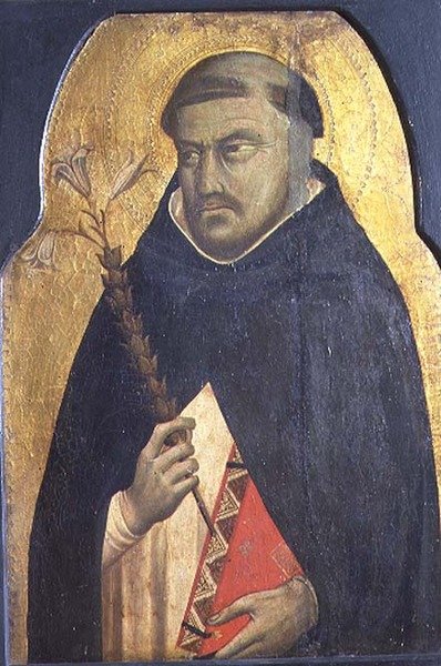 San Domingo, originalmente un panel lateral de un políptico c.1340 de Bernardo Daddi