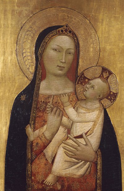 La Virgen y el Niño de Bernardo Daddi