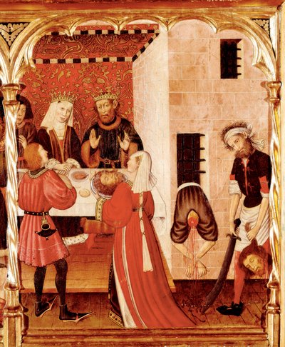 Retablo de San Juan, (detalle) de Bernardo Martorell