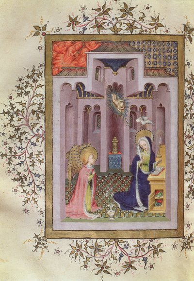 Anunciación de Bernardo Martorell