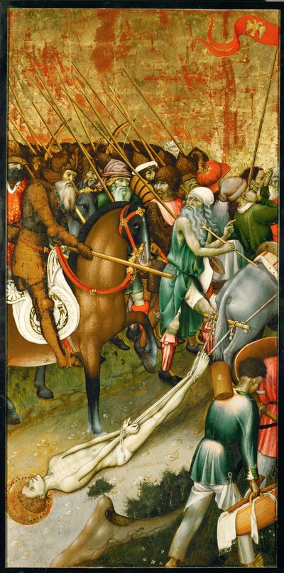 Cuatro escenas del martirio de San Jorge ... de Bernardo Martorell