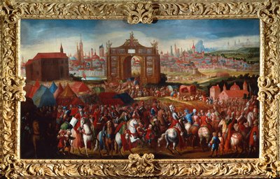 Fiestas Triunfales (oil on canvas) de Bernardo Polo