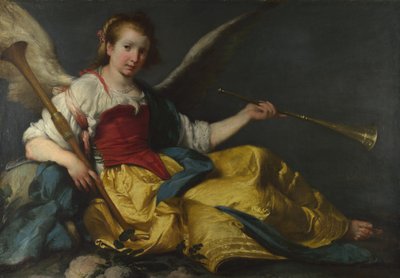 Una Personificación de la Fama, c. 1635 de Bernardo Strozzi