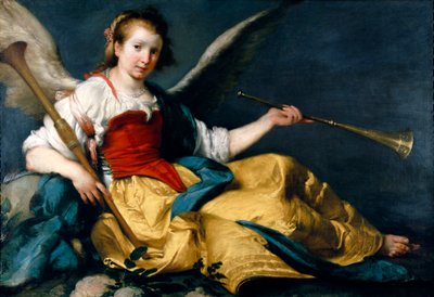 Una alegoría de la fama de Bernardo Strozzi