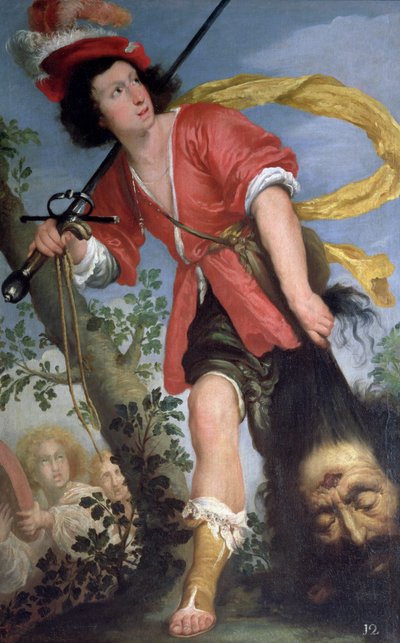 David con la cabeza de Goliat de Bernardo Strozzi