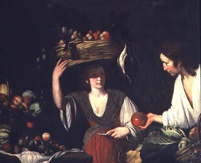Vendedora de frutas de Bernardo Strozzi