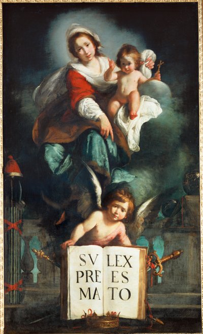 La Madone de la Justice - La Virgen de la Justicia ... de Bernardo Strozzi