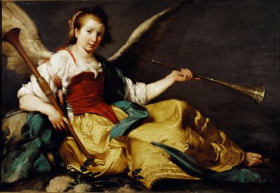 La alegoría de la Fama de Bernardo Strozzi