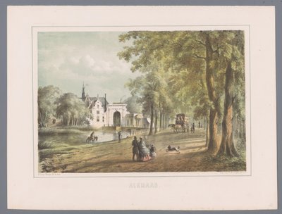 Paisaje urbano en Alkmaar Alkmaar (título de la serie sobre el objeto) de Bernardus Gerardus ten Berge