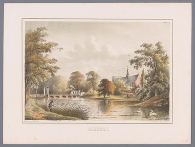 Paisaje urbano en Alkmaar Alkmaar (título de la serie sobre el objeto) de Bernardus Gerardus ten Berge