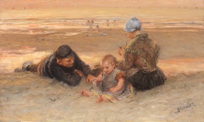 La familia feliz de Bernardus Johannes Blommers or Bloomers