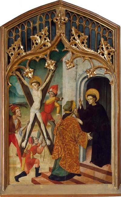 San Vicente de Zaragoza y San Vicente Ferrer, 1430s de Bernat Martorell the Elder