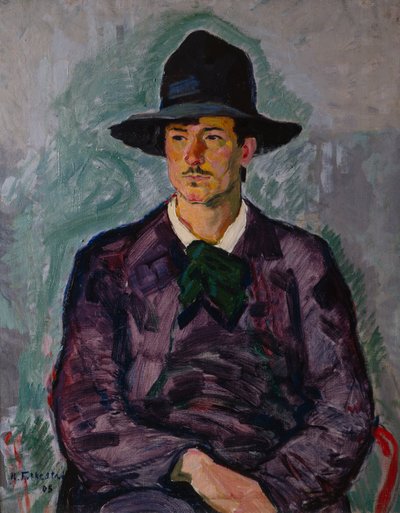 La pintora Theodor Laurey de Bernhard Dorotheus Folkestad