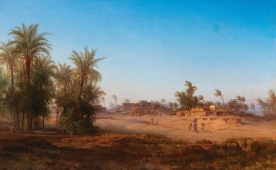 Una escena de Egipto de Bernhard Fiedler
