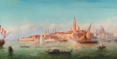 Una vista de Venecia de Bernhard Fiedler