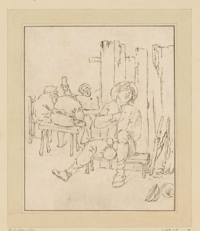 Un granjero borracho en la posada de Bernhard Schreuder