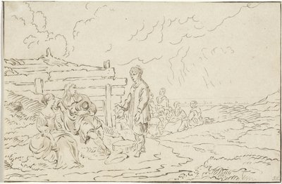 Compañía en las dunas de Bernhard Schreuder