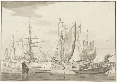 Descarga de barcos amarrados de Bernhard Schreuder