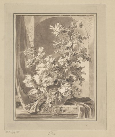 Jarrón con flores para un nicho de Bernhard Schreuder