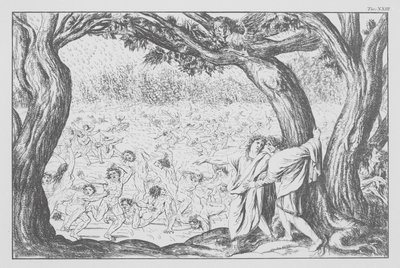 Divina Comedia de Dante, Infierno, lámina XXIII (litografía) de Bernhard Schuler