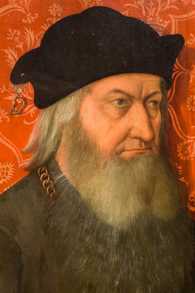 Retrato de un anciano barbudo de Bernhard Strigel