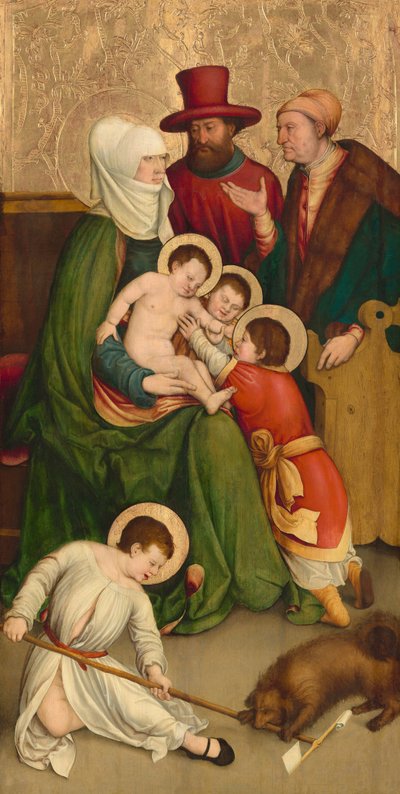 Santa María Cleofás y su familia, c. 1520-1528 de Bernhard Strigel