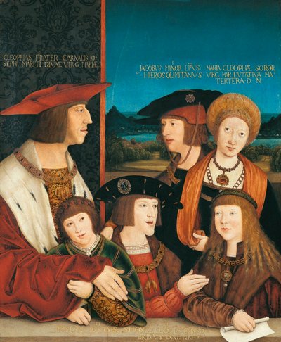 La familia del emperador Maximiliano I, después de 1515 de Bernhard Strigel