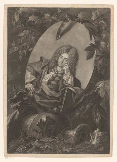 Portarretrato de Christoph Ludwig Agricola de Bernhard Vogel
