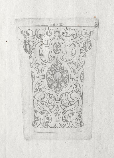 Copa ornamental de Bernhard Zan