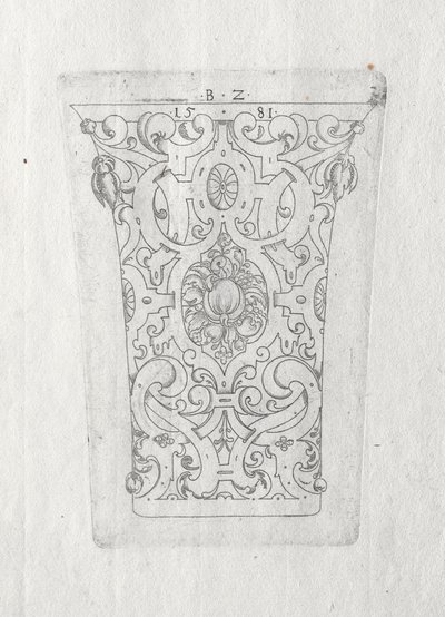 Copa ornamental, 1581 de Bernhard Zan