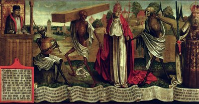 Danza de la muerte, c.1499 (detalle) de Bernt Notke