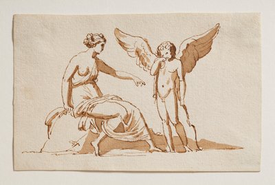 Cupido se queja a Venus de un Beesting de Bertel Thorvaldsen