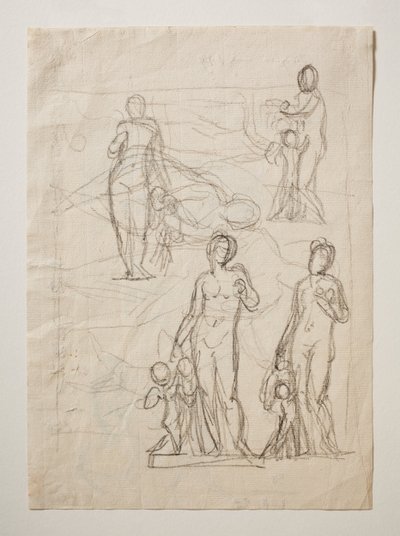 Venus y Cupido. Las flechas de Cupido forjadas en la fragua de Vulcano de Bertel Thorvaldsen