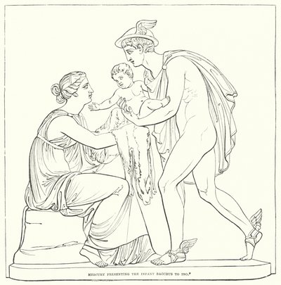 Mercurio presentando al infante Baco a Ino de Bertel after Thorvaldsen