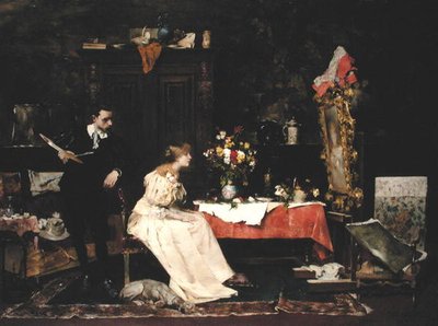 Artista en su estudio de Bertelan Karlovsky