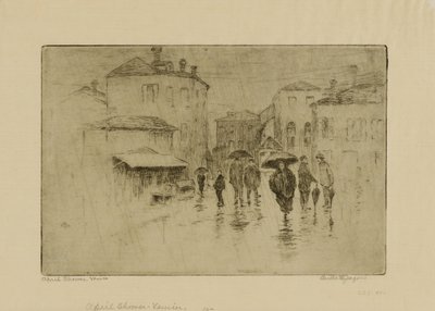 Lluvia de abril, Venecia de Bertha E. Jaques