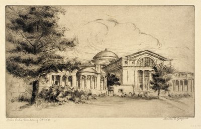 Edificio de Bellas Artes, Chicago (Fachada, Oeste) de Bertha E. Jaques